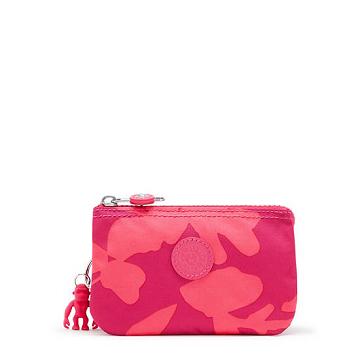 Kipling Creativity Small Printed Pouch Bags Coral Print | AU 2118SG